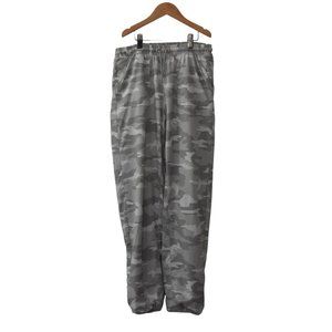 Athleta Lined High Jump Jogger Girls XL 14 Gray Camo